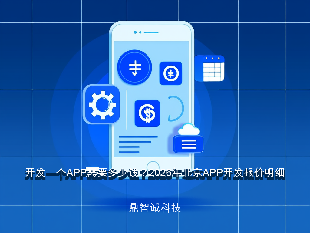 开发一个APP需要多少钱？2026年北京APP开发报价明细