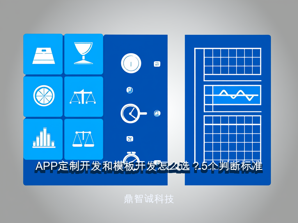 APP定制开发和模板开发怎么选？5个判断标准